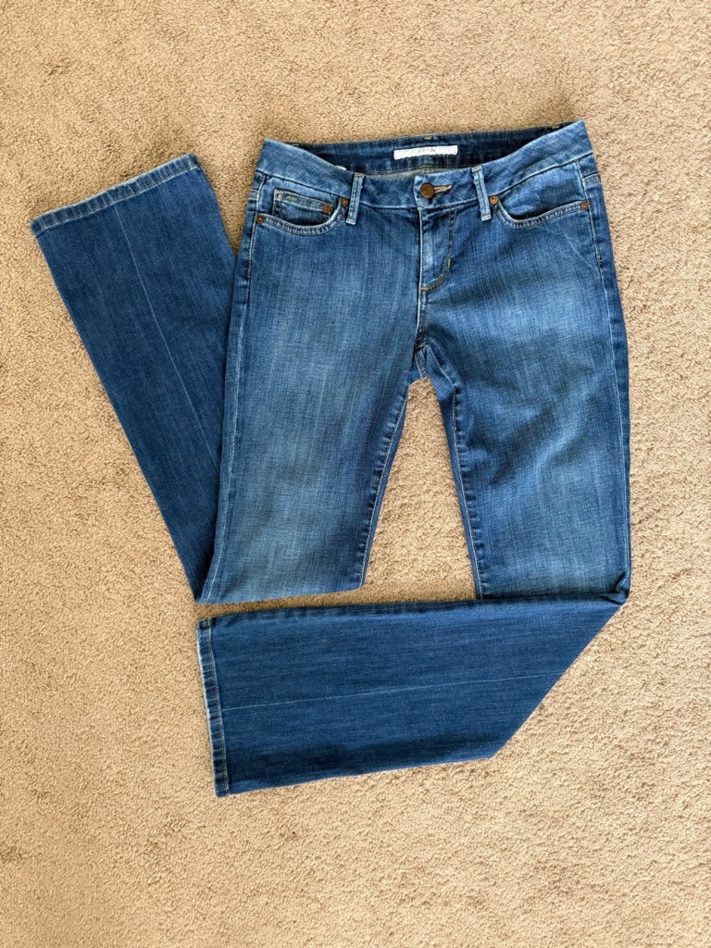 Joe's Jeans Honey Low Rise Bootcut Medium Wash Denim
